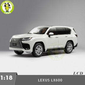 Pre-order 1/18 LCD TOYOTA LEXUS LX600 LX Diecast Model Toy Car Gifts For Friends Father