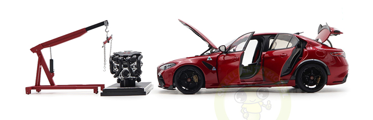 1/18 Alfa Romeo Giulia GTA 952 MOTORHELIX Diecast Model Toy