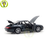 1/18 AUTOart 78134 Porsche 911 993 Carrera Green Metallic Diecast Model Toy Car Gifts For Friends Father