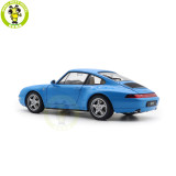 1/18 AUTOart 78133 Porsche 911 993 Carrera Blue Metallic Diecast Model Toy Car Gifts For Friends Father