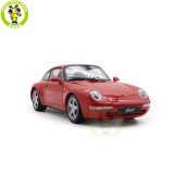 1/18 AUTOart 78132 Porsche 911 993 Carrera Red Diecast Model Toy Car Gifts For Friends Father