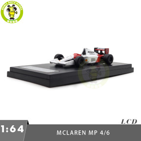 1/64 LCD Mclaren MP4/6 F1 Racing Car Diecast Model Toy Cars Gifts For Friends Father