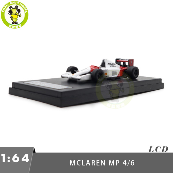 1/64 LCD Mclaren MP4/6 F1 Racing Car Diecast Model Toy Cars Gifts For Friends Father