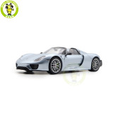 1/18 Porsche 918 Spyder Weissach Package Autoart 77923 Liquid Metal Chrome Blue Model Toy Car Gifts For Father Friends