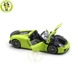 1/18 Porsche 918 Spyder Weissach Package Autoart 77921 Acid Green Model Toy Car Gifts For Father Friends