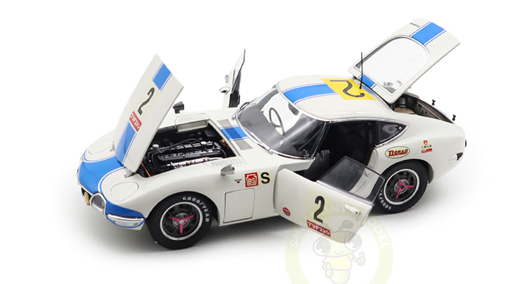1/18 AUTOart 86716 Toyota 2000GT 24 HRS FUJI 1967 #2 Diecast