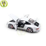 1/18 Almost Real 880203 Porsche RUF SCR 2018 White Diecast Model Toy Car Gifts For Friends Father