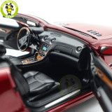 1/18 Mercedes Benz SL 500 2003 Norev 183842 Red Metallic Diecast Model Toys Car Gifts For Father Friends