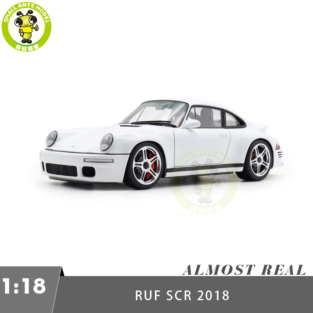 1/18 Almost Real 880203 Porsche RUF SCR 2018 White Diecast Model Toy ...