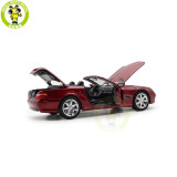 1/18 Mercedes Benz SL 500 2003 Norev 183842 Red Metallic Diecast Model Toys Car Gifts For Father Friends