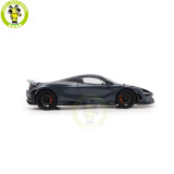1/18 LCD HPD McLaren 765LT Supercar Grey Diecast Model Car Gifts For Father Friends