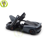 1/18 LCD HPD McLaren 765LT Supercar Grey Diecast Model Car Gifts For Father Friends
