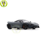 1/18 LCD HPD McLaren 765LT Supercar Grey Diecast Model Car Gifts For Father Friends