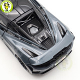 1/18 LCD HPD McLaren 765LT Supercar Grey Diecast Model Car Gifts For Father Friends