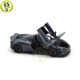 1/18 LCD HPD McLaren 765LT Supercar Grey Diecast Model Car Gifts For Father Friends