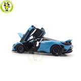 1/18 LCD HPD McLaren 765LT Supercar Blue Diecast Model Car Gifts For Father Friends