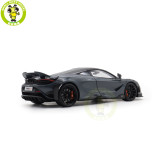 1/18 LCD HPD McLaren 765LT Supercar Grey Diecast Model Car Gifts For Father Friends