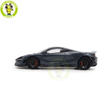 1/18 LCD HPD McLaren 765LT Supercar Grey Diecast Model Car Gifts For Father Friends
