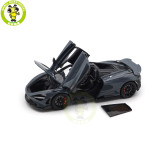 1/18 LCD HPD McLaren 765LT Supercar Grey Diecast Model Car Gifts For Father Friends
