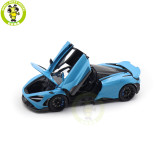 1/18 LCD HPD McLaren 765LT Supercar Blue Diecast Model Car Gifts For Father Friends