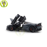 1/18 LCD HPD McLaren 765LT Supercar Grey Diecast Model Car Gifts For Father Friends