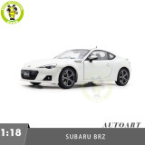 1/18 AUTOart 78693 SUBARU BRZ White Diecast Model Car Gifts For Friends Father