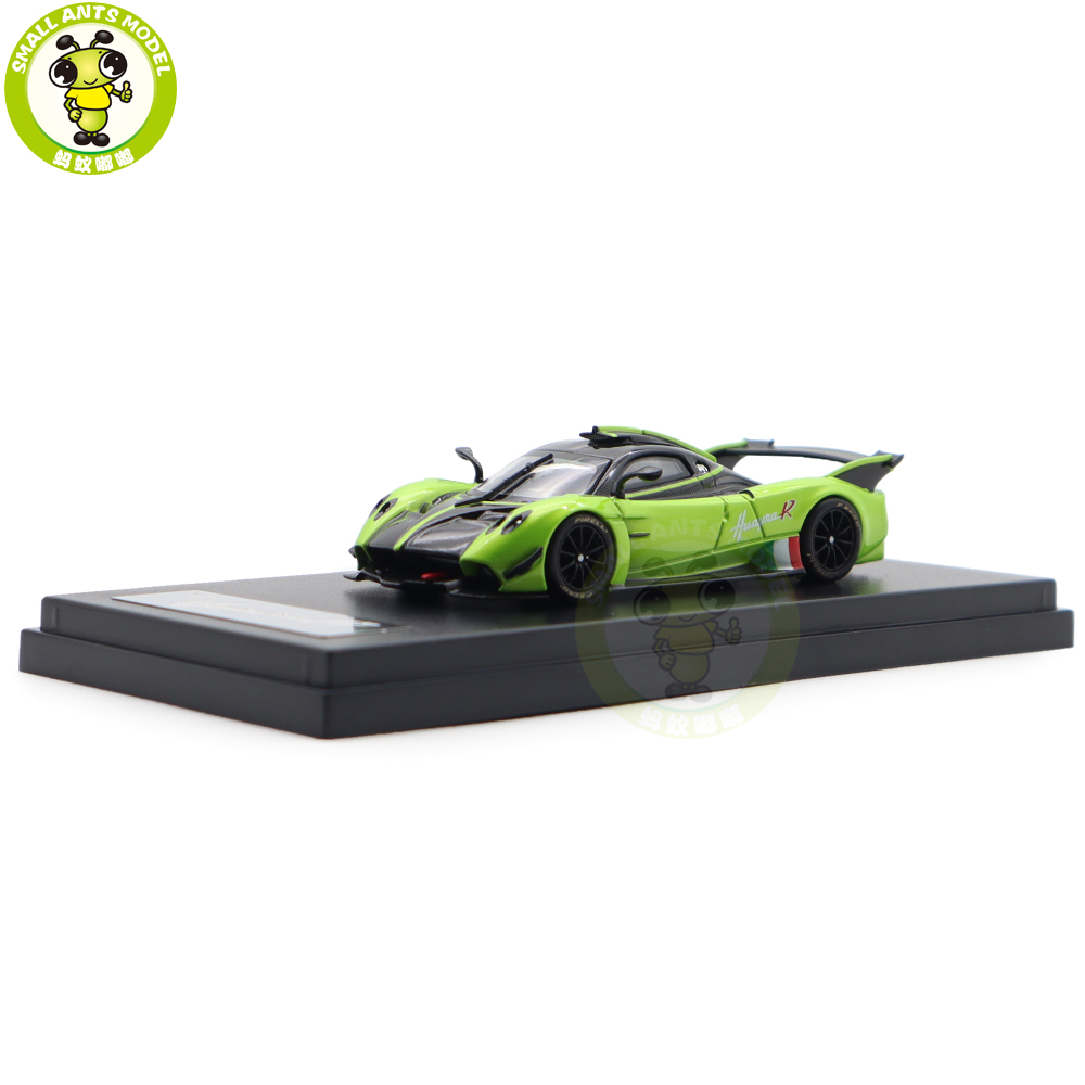 LCDモデル 1/64 PAGANI HUAYRA R フルカーボン LCD Models 1:64 - Pagani Huayra R #2 Carbon Blue - Diecast