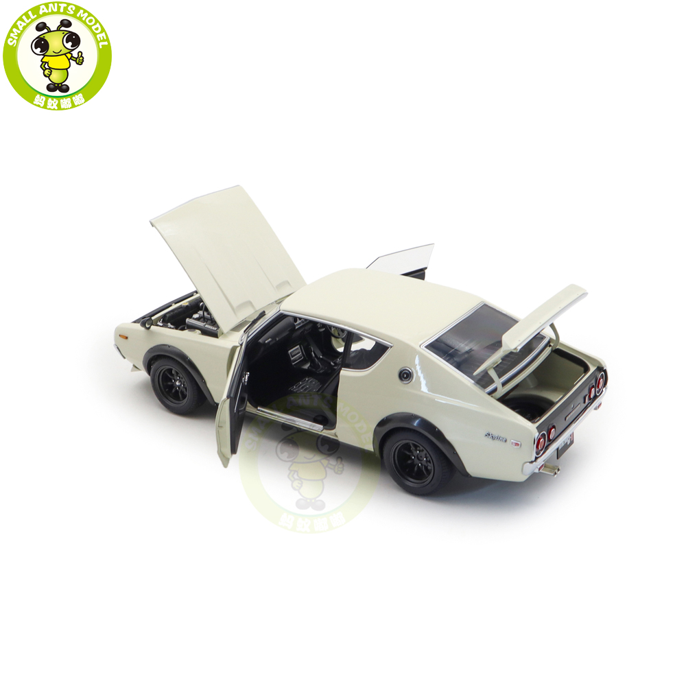 1/18 Nissan Skyline 2000GT-R KPGC110 Tuned Version White 1/18 Nissan Skyline 2000GT-R KPGC110 Tuned Version White