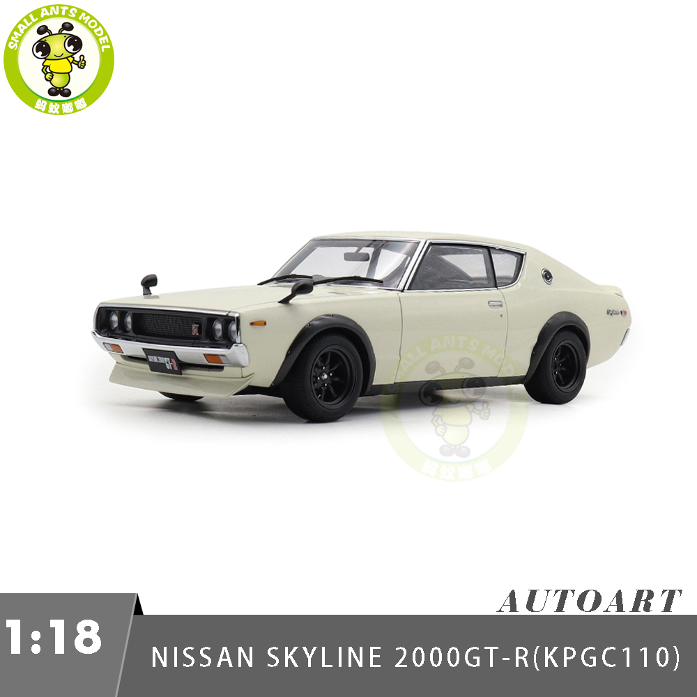 1/18 Nissan Skyline 2000GT-R KPGC110 Tuned Version White 1/18 Nissan Skyline 2000GT-R KPGC110 Tuned Version White