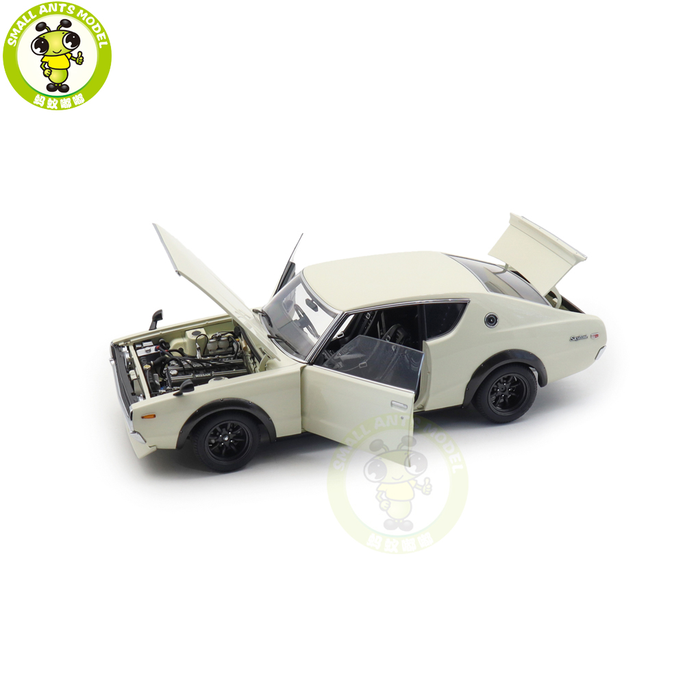 1/18 Nissan Skyline 2000GT-R KPGC110 Tuned Version White 1/18 Nissan Skyline 2000GT-R KPGC110 Tuned Version White