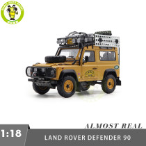 1/18 Almost Real 810211 Land Rover Defender 90 Camel Trophy Edition Diecast Model Toy Car Gifts For Friends Father