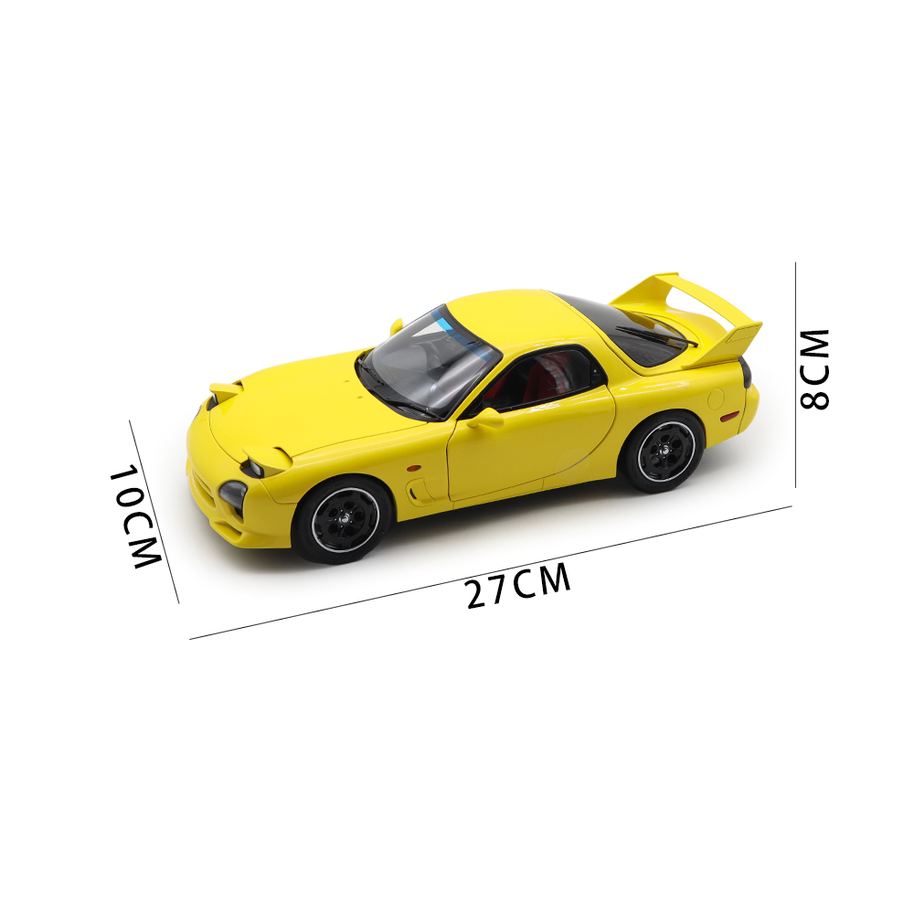 POLAR MASTER RX-7 1:18 Die cast ミニカー Polar Master 1:18 Mazda RX-7 Bathurst R Yellow – Horizon Diecast