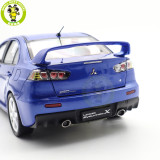 1/18 Mitsubishi Lancer EVO Evolution X 10 With RAYS Volk Racing TE37 / Carbon Hood Diecast Model Car