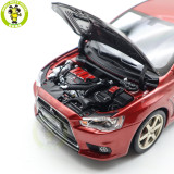 1/18 Mitsubishi Lancer EVO Evolution X 10 With RAYS Volk Racing TE37 / Carbon Hood Diecast Model Car