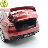 1/18 Mitsubishi Lancer EVO Evolution X 10 With RAYS Volk Racing TE37 / Carbon Hood Diecast Model Car
