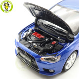 1/18 Mitsubishi Lancer EVO Evolution X 10 With RAYS Volk Racing TE37 / Carbon Hood Diecast Model Car