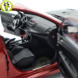 1/18 Mitsubishi Lancer EVO Evolution X 10 With RAYS Volk Racing TE37 / Carbon Hood Diecast Model Car