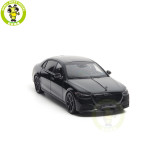 1/18 Mercedes Maybach S Class Night Series S680 2023 Almost Real 820141 Obsidian Black Diecast Model Toy Car Gifts For Friends Father