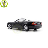 1/18 Mercedes Benz SL 500 2003 Norev 183840 Black Diecast Model Toys Car Gifts For Father Friends