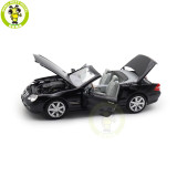 1/18 Mercedes Benz SL 500 2003 Norev 183840 Black Diecast Model Toys Car Gifts For Father Friends