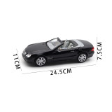 1/18 Mercedes Benz SL 500 2003 Norev 183840 Black Diecast Model Toys Car Gifts For Father Friends