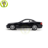 1/18 Mercedes Benz SL 500 2003 Norev 183840 Black Diecast Model Toys Car Gifts For Father Friends