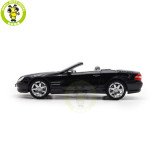 1/18 Mercedes Benz SL 500 2003 Norev 183840 Black Diecast Model Toys Car Gifts For Father Friends