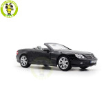1/18 Mercedes Benz SL 500 2003 Norev 183840 Black Diecast Model Toys Car Gifts For Father Friends
