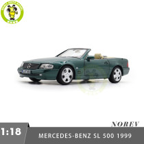 1/18 Mercedes Benz SL 500 1999 Norev 183753 Diecast Model Toys Car Boys Girls Gifts