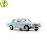 1/18 Mercedes Benz 200 1968 Norev 183777 Light Blue Diecast Model Toy Car Gifts For Friends Father