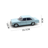 1/18 Mercedes Benz 200 1968 Norev 183777 Light Blue Diecast Model Toy Car Gifts For Friends Father