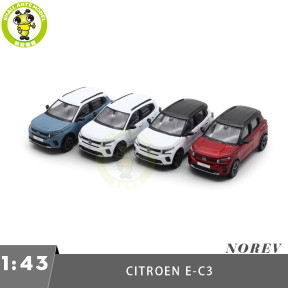 1/43 Citroen C3 e-C3 2024 NOREV 155310 155311 155312 155313 Diecast Model Toy Car Gifts For Friends Father