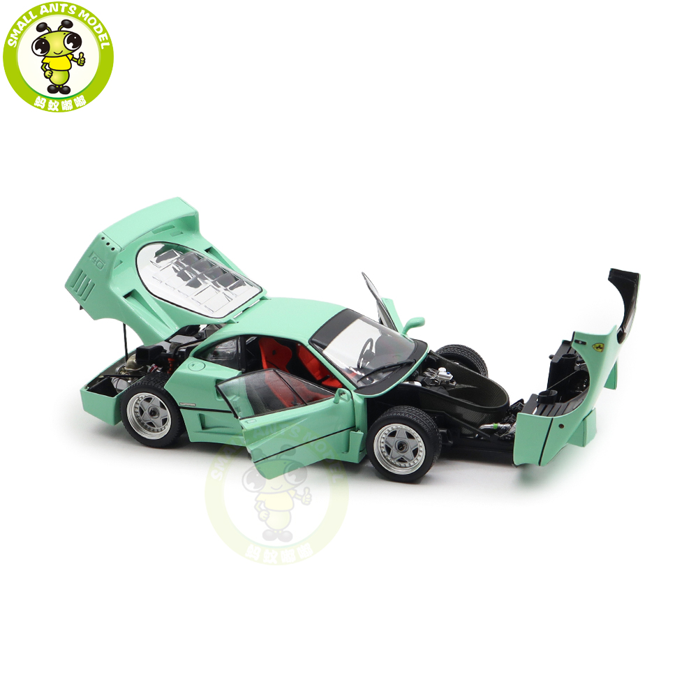 1/18 Ferrari F40 Kyosho 08416MG Mint Green Diecast Model Toy 1/18 Ferrari F40 Kyosho 08416MG Mint Green Diecast Model Toy