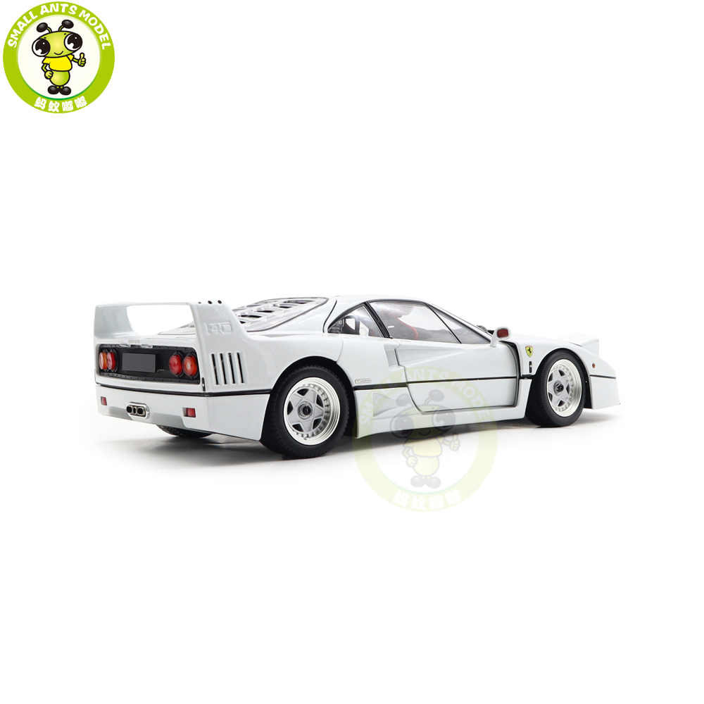 1/18 Ferrari F40 Kyosho 08416PW-G Pearl White Diecast Model